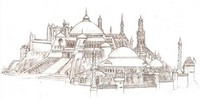 Desenho para colorir anti stress Constantinopla