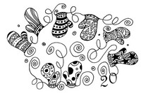 Art Therapy coloring page December 20th