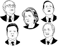 Art Therapy coloring page Democratic candidates