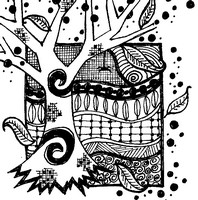 Art Therapy coloring page Autumn