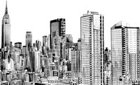 Art Therapy coloring page New-York Skyline