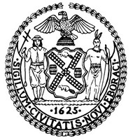 Målarbild Logotyp för staden New York