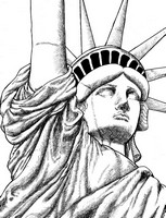 Art Therapy coloring page Statue of Liberty