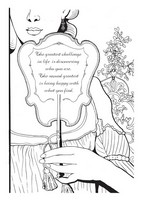 Art Therapy coloring page The greatest challenge of life<br />is discovering who you are.