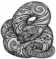 Desenho para colorir anti stress Serpente
