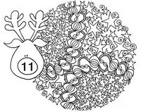 Art Therapy coloring page December 11th