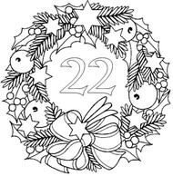 Art Therapy coloring page December 22nd