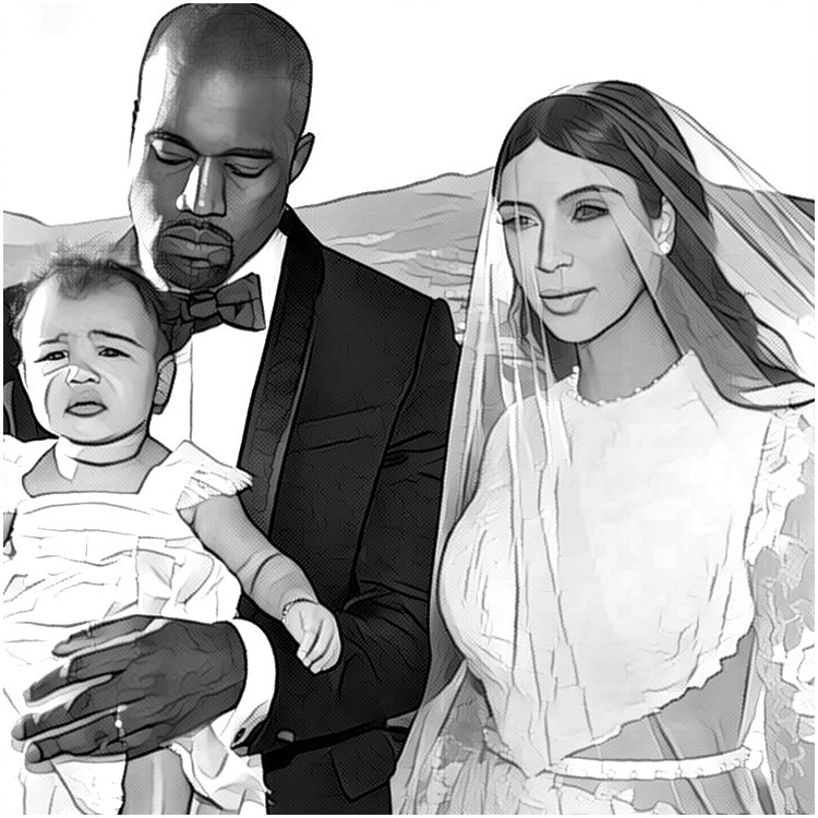 Het huwelijk van Kim Kardashian en Kanye West