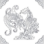 Art Therapy coloring page Year of the Rooster