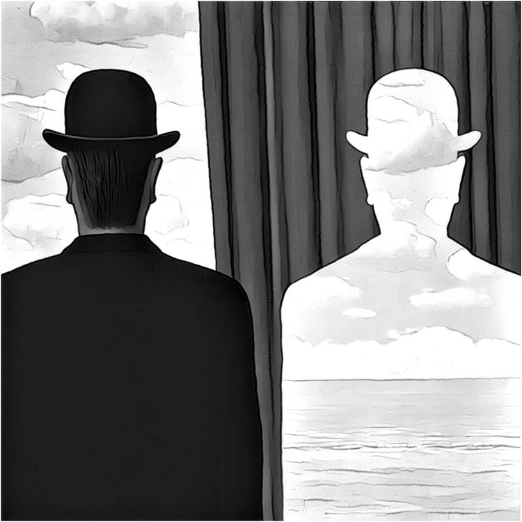 Ausmalen als Anti-Stress Magritte