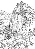 Art Therapy coloring page Valley