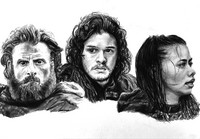 Coloriage anti-stress Game of Thrones