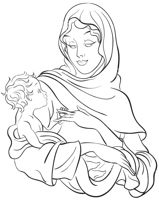 Maria och Jesusbarnet
