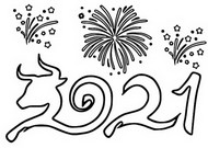 Art Therapy coloring page Fireworks