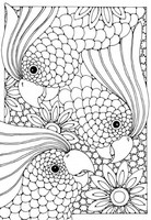 Art Therapy coloring page Parrots