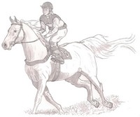 Art Therapy coloring page Rider