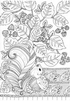Art Therapy coloring page Mushrooms