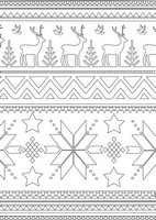 Art Therapy coloring page Winter