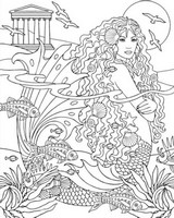 Art Therapy coloring page Siren