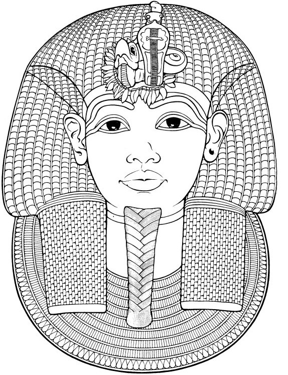 Egypt: Funerary mask of Tutankhamun 