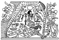 Disegno da colorar antistress Antico Egitto