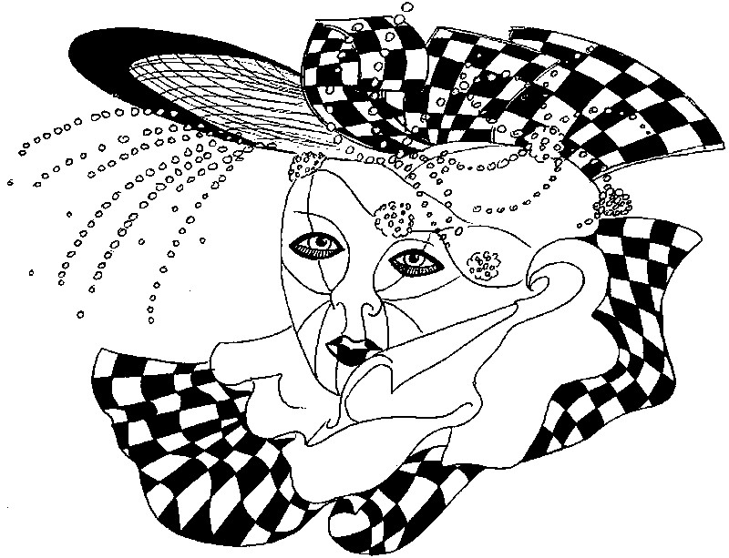 Art Therapy coloring page Carnival