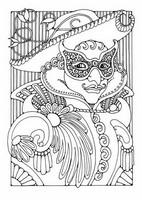 Art Therapy coloring page Carnival