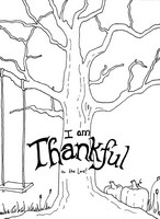 Art Therapy coloring page I'm thankful to the lord!
