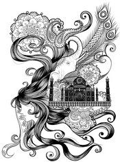 Art Therapy coloring page India